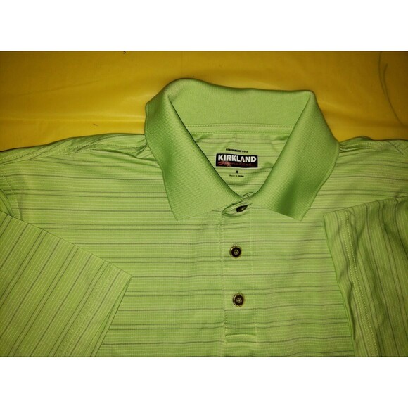 4 Dry Tec Mens' Polo Shirt Size M, 2 Cutter and Buck, 2 Kirkland EUC - Picture 7 of 10